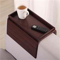 $34  GEHE Bamboo Sofa Tray  Anti-Slip  Foldable