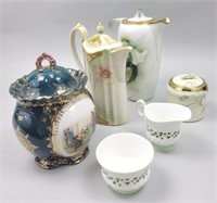 6 Pieces Mixed Vintage Porcelain.