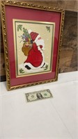 Original Hand-painted Santa by Judy Hagstrom