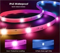 100FT Outdoor LED Strip Lights, IP65 Waterproof Bl