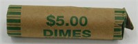 Roll of (50) Roosevelt Silver Dimes