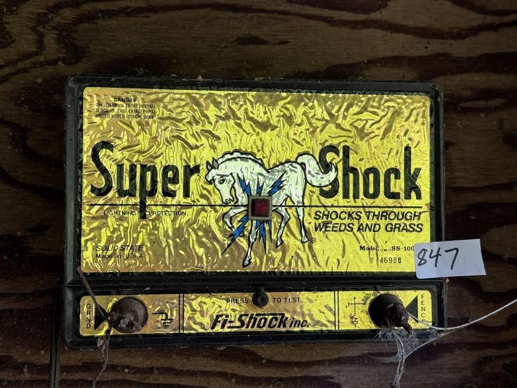 SUPER SHOCK ELECTRIC FENCE CONTROL