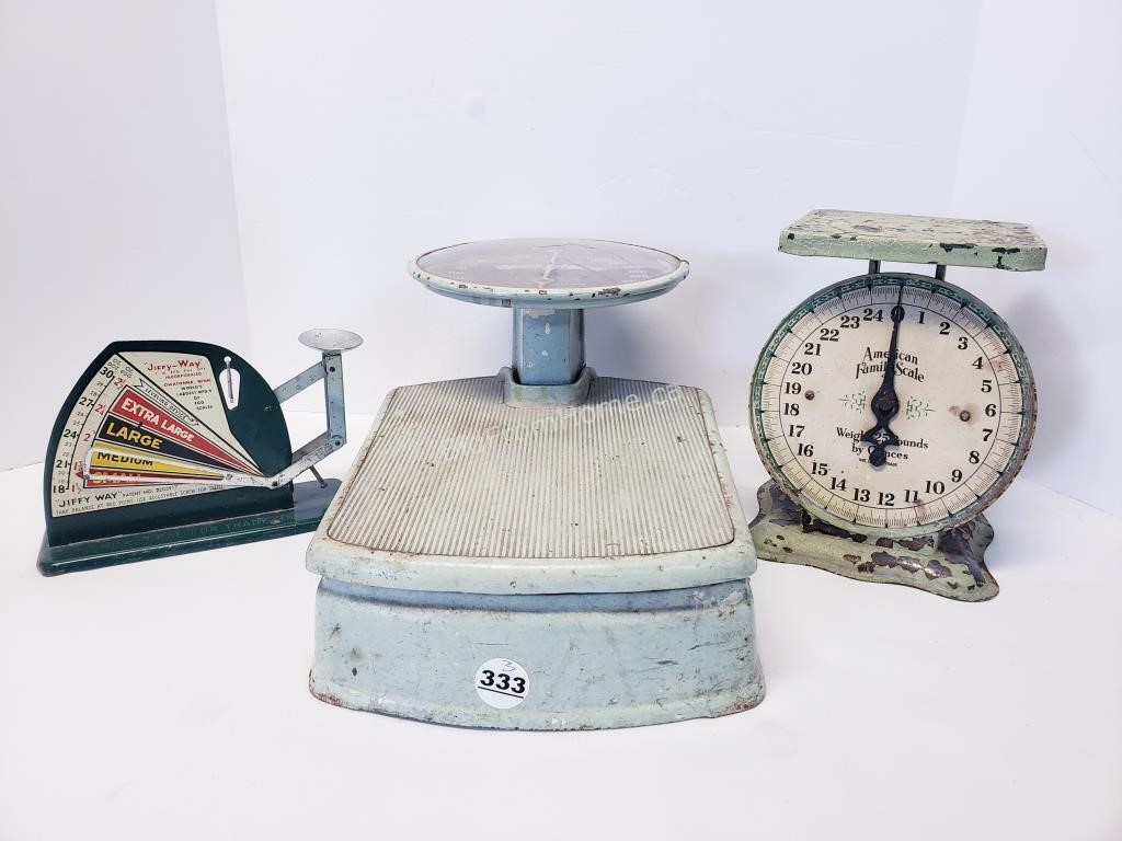 3 - ANTIQUE SCALES