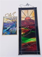 2 - STAIN GLASS PANELS