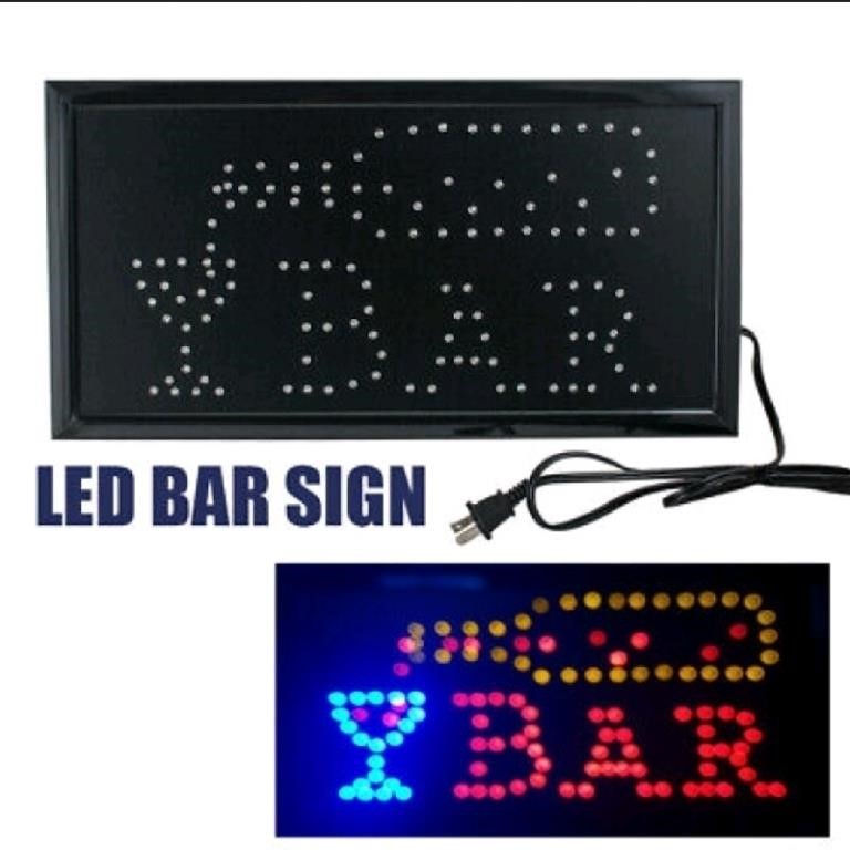 LED Bar sign of Size 48x25 CM.