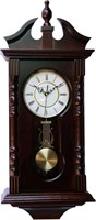 vmarketingsite Grandfather Wood Wall Clock with We