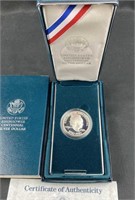 1990 Proof Silver Dollar, Eisenhower Centennial