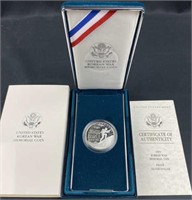 1991 Proof Silver Dollar, Korean War Memorial