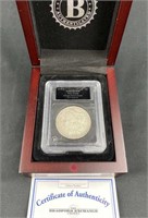 1878-S Morgan Silver Dollar in Wood Box