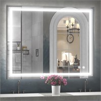 40x32 Inch LED Bathroom Vanity Mirror with Lights