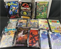 (13) Assorted Comicbooks: DC, Topps & More