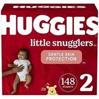 Huggies Little Snugglers Baby Diapers, Size 2, 148
