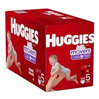 Huggies Little Movers Baby Disposable Diapers, Siz