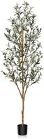 Size 6ft Kazeila Artificial Olive Tree Tall Faux