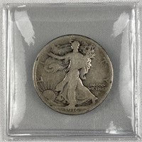 Rare Date 1916 Walking Liberty Silver Half Dollar
