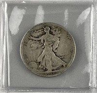 1917 Walking Liberty Silver Half Dollar, US 50c