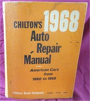VINTAGE CHILTONS AUTO REPAIR MANUAL 1960-1968