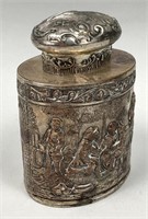 Silver Plate E.G. Webster Tea Canister.