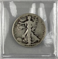 1919-S Walking Liberty Silver Half Dollar, US 50c