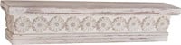 Deco 79 Wood Floral Intricate Carved 1 Shelf Wall