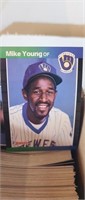 Mike Young 1988 Dunruss baseball cards