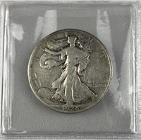 1928-S Walking Liberty Silver Half Dollar, US 50c
