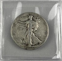 1936-S Walking Liberty Silver Half Dollar, US 50c