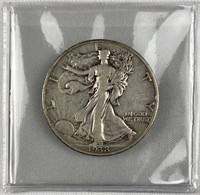 1938 Walking Liberty Silver Half Dollar, US 50c