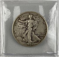 1939 Walking Liberty Silver Half Dollar, US 50c
