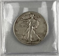 1940 Walking Liberty Silver Half Dollar, US 50c