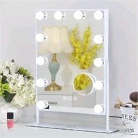 FENCHILIN Lighted Makeup Mirror Hollywood Mirror V