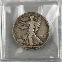 1944 Walking Liberty Silver Half Dollar, US 50c