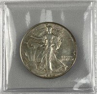 1946-D Walking Liberty Silver Half Dollar, US 50c