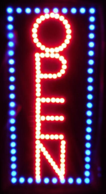 * Brand New LED Open Sign