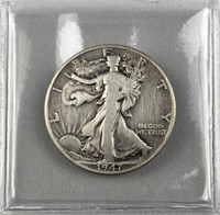 1947 Walking Liberty Silver Half Dollar, US 50c