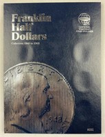 Franklin Half Dollars Whitman Folder, Empty