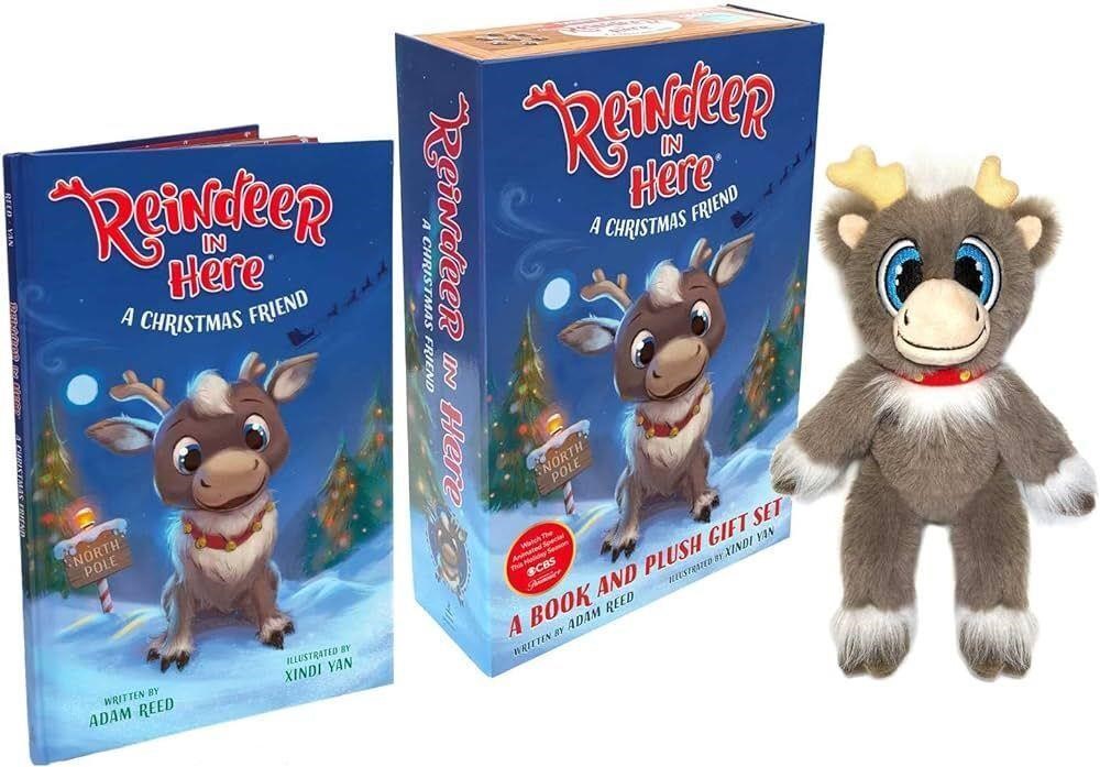 $30  Reindeer in Here - by  Adam Reed (Hardcover)
