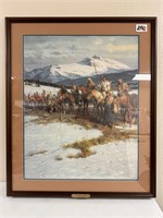 Tom Lovel Print "Blackfeet Wall" 40" x 25"