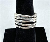 925 Silver James Avery Multi-Band Ring