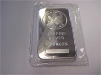 5 oz .999 Fine Silver Bar