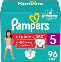 Diapers Size 5, 96 Count - Pampers Pull On