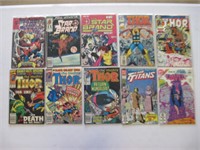 10 Comics (Star Brand, Thor, Team Titans)