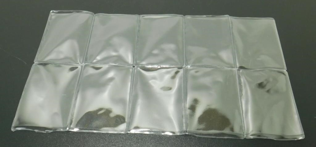 10-Pack Water Resistant Card Sleeves
