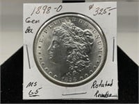 1898-O Morgan Silver Dollar ERROR!!