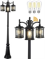 CINOTON Dusk to Dawn Outdoor Lamp Post