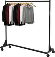 Tajsoon Clothes Rack Heavy Duty Rolling Garment