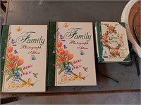 Family photo albums (empty)