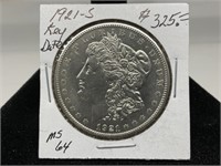 1921-S Morgan Silver Dollar! KEY DATE!
