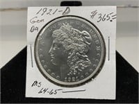 1921-D Morgan Silver Dollar!