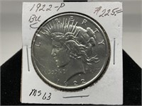 1922-P Silver Peace Dollar
